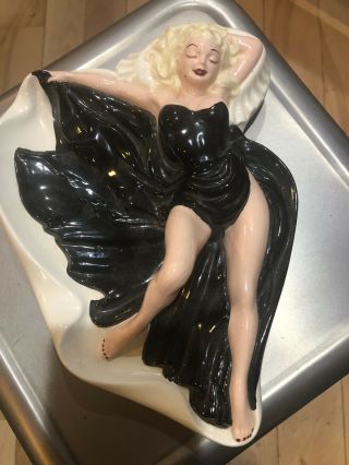 Vintage Holland Mold Candy Dish Ashtray Marilyn Monroe Art Deco Retro Gifford