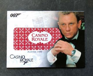 James Bond Complete Playing Card Relic Casino Royale 007