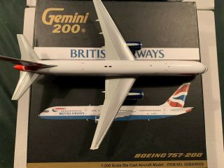 B757 - 200 British Airways G - Bpej Gemini 1/200 Very Rare