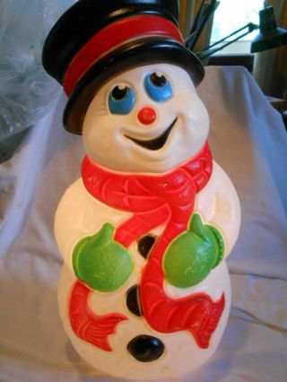1999 Grand Ventura.  Snowman Blow Mold Christmas Decoration