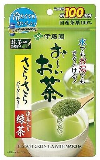 Ito En Oi Ocha Japanese Green Tea Powder Matcha 80g 100 Cups 2019