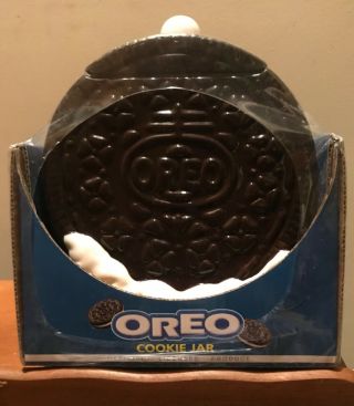 Nib Oreo “milk Splash / Dunkin” Cookie Jar Collectible