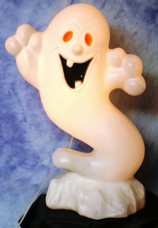 Halloween Ghost - Lighted Yard Decoration Blow Mold - 23 " Tall