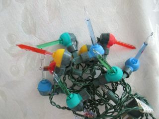 Vtg Style Christmas Miniature Bubble Lights - - 10 Lights - - Perfect For Small Tree