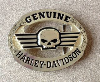 Harley - Davidson Gold Skull Belt Buckle 2006 Limited Edition Series