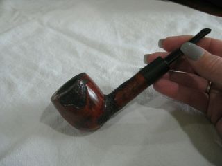 Vintage Carey Magic Inch Briar Smoking Tobacco Pipe Pat.  3267941 Rippled
