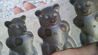 Vintage Chocolate Candy Mold Teddy Bears