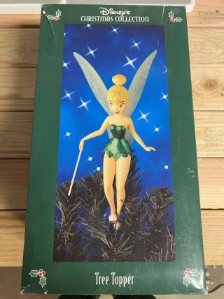 Disney Store Tinkerbell Christmas Tree Topper 12” In