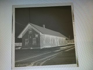 Vintage Film Negative Canadian Pacific Railway station St Andrews N.  B.  Canada 2