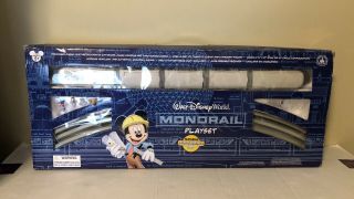 Walt Disney World Resort Rare Blue Stripe Monorail Playset Never Played With