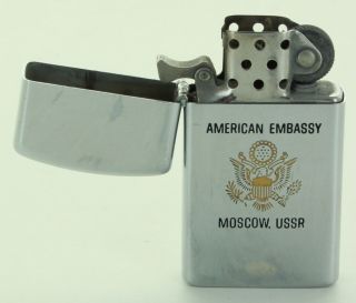 AMERICAN EMBASSY MOSCOW,  USSR ZIPPO 3