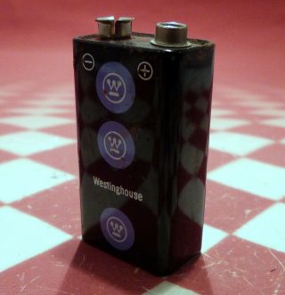 Westinghouse Vintage 9 - Volt Transistor Radio Battery - Japan