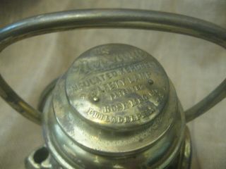 Antique NEVEROUT kerosene SAFETY LAMP light bicycle carriage automobile Rose mfg 5