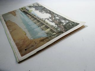 Midcentury Hiroshi Yoshida Japanese Woodblock Print Seta Bridge 7