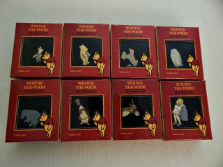 Winnie The Pooh 75th Anniversary Pins,  Complete Set 8 Le Tigger Roo Owl Rabbit