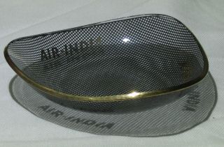 Vintage Air India Glass Dish / Ashtray.  Chance Glass?