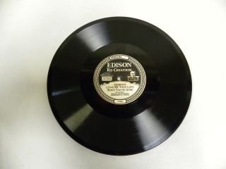 Vintage Antique Edison Diamond Disc Phonograph Record No.  50883 - R & L (a4)