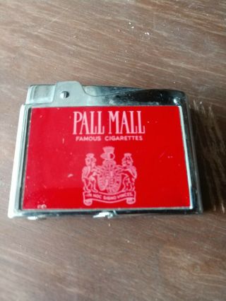 Vintage Art Deco Continental Pall Mall Cigarettes Pocket Lighter Unlit