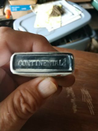 Vintage Art Deco Continental Chesterfield Cigarettes Pocket Lighter unlit 3