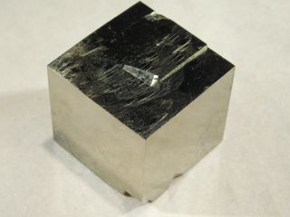 A Larger and 100 Natural PYRITE Crystal CUBE From Spain 195gr e 5