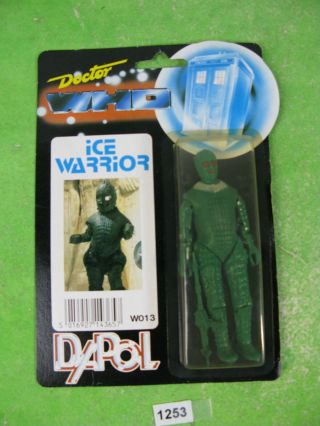 Vintage Dapol Dr Who Carded Ice Warrior 1987 Bbc Tv Sci Fiction 1253