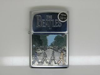 Beatles Abbey Road Zippo Lighter, .  John,  Paul,  George,  Ringo
