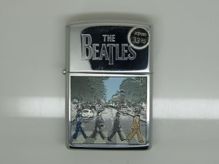 Beatles Abbey Road Zippo Lighter, .  John,  Paul,  George,  Ringo 2