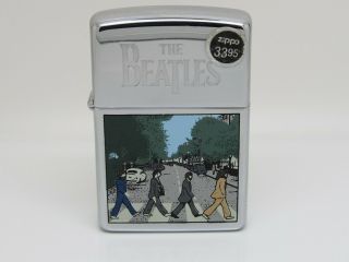 Beatles Abbey Road Zippo Lighter, .  John,  Paul,  George,  Ringo 3