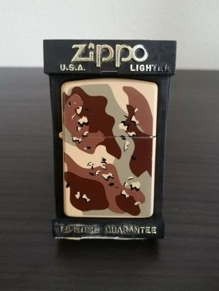 Vintage Zippo 213 Desert Camo Camouflage Cigarette Lighter