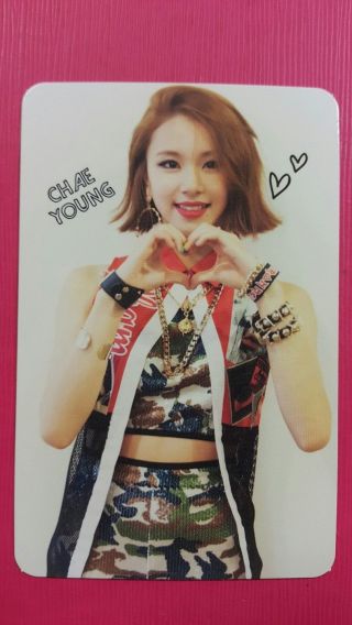 Twice Chaeyoung Official Photocard Red Adult Ver.  1st Album The Story Begins 채영