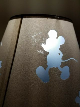 Authentic Disney Mickey Mouse Animated Talking Moving Table Lamp.  cond 7