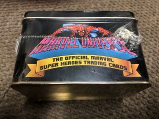 1990 Marvel Universe Cards Premier Edition In Tin Factory 1215/4000