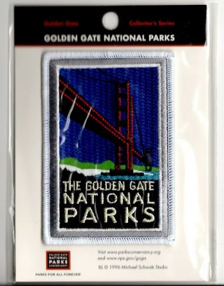 The Golden Gate National Parks Souvenir Patch San Francisco
