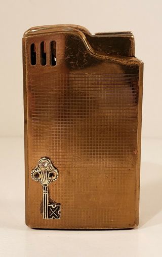 Vintage Aria Musical Petrol Pocket Lighter Made In Japan