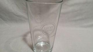 Vintage Lucky Strike Cigarettes Pint Beer Glass,  Metal Tin Cut Plug Box,  Matches 4