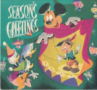 Walt Disney Studios Christmas Card - 1953 - Wds 41