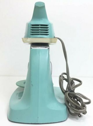 Vintage GE General Electric Aqua Turquoise Stand Mixer Model 17M25 Display 5