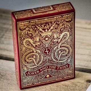 Joker And The Thief Playing Cards Blood Red Edition V2 Made In Usa