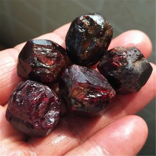88.  4g Natural Red Garnet Crystal Gemstone Rough Stone Mineral Specimen Healing