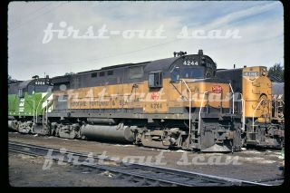 Slide - Spokane Portland & Seattle Sp&s Bn 4244 Alco C424 Sept 1971