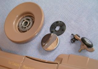 Singer Sewing Machine 301a Large Set Body Parts Front Top Light Cover Flywheel 3