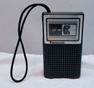 Vintage Panasonic Am Portable Transistor Radio R - 1027