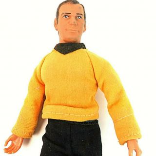 1974 Mego 8 " Captain Kirk Star Trek Figure Vtg 70 
