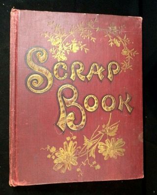 C1895 Victorian Scrap Book 100,  Die - Cut Fashion,  Flowers,  Cut - 0uts & Images