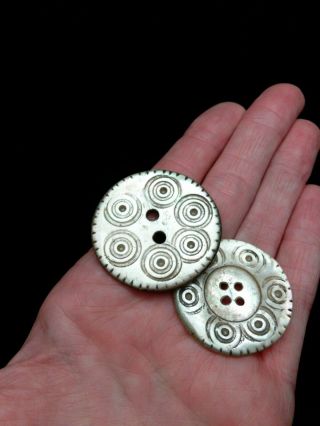 Mother Of Pearl Kohistan Tribal Buttons Collectible Notions (10)