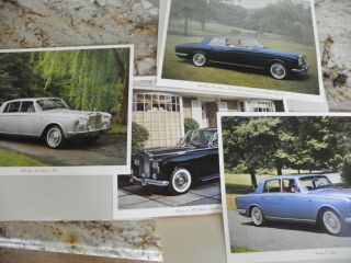 Rolls - Royce Bentley Portfolio Sales Brochures W/ Specs 4 Models