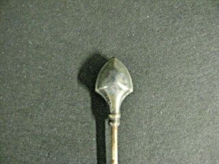 Antique Sterling Silver Hatpin Hat Pin Victorian - Art Deco Sterling Hatpin