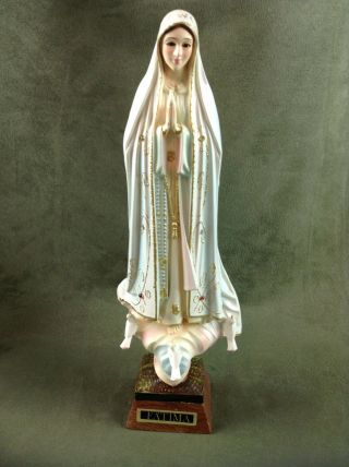 9.  5 " Our Lady Of Fatima Statue Virgin Mary Religious Statue Made In Portugal