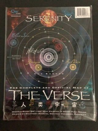 Serenity Complete And Official Map Of The Verse Qmx Press