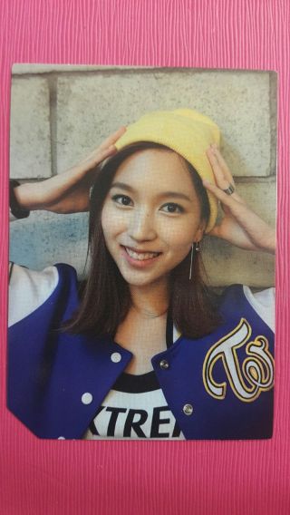 Twice Mina Official Photocard Ver.  2nd Album Page Two Photo Card 미나